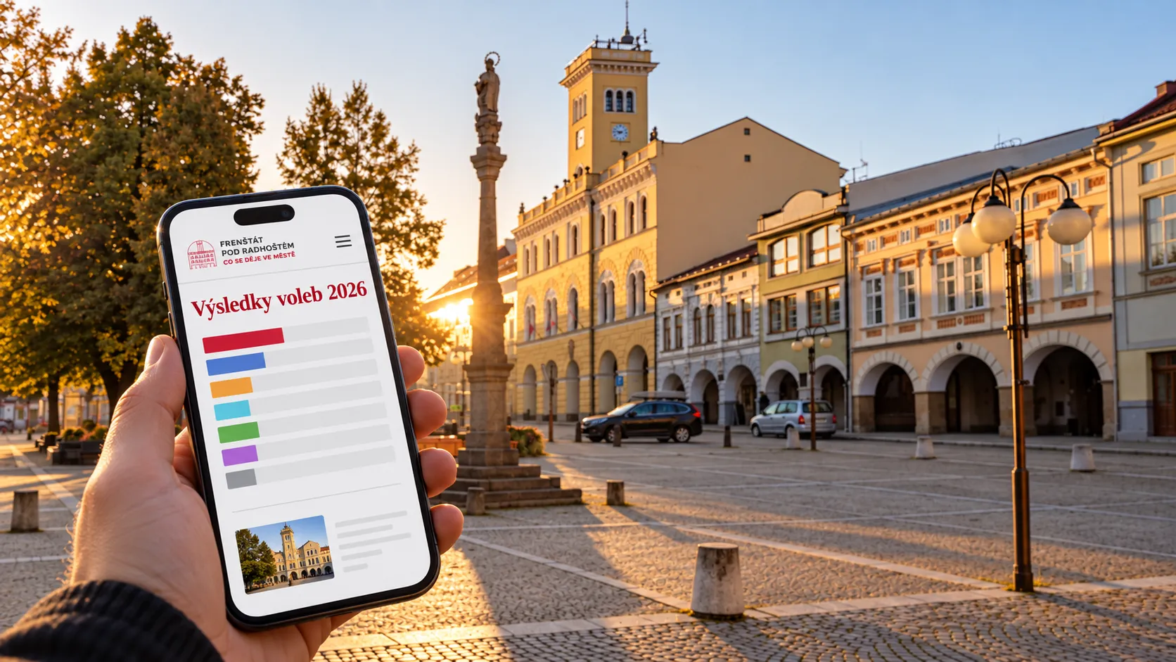 Výsledky komunálních voleb ve Frenštátě průběžně na jedné stránce