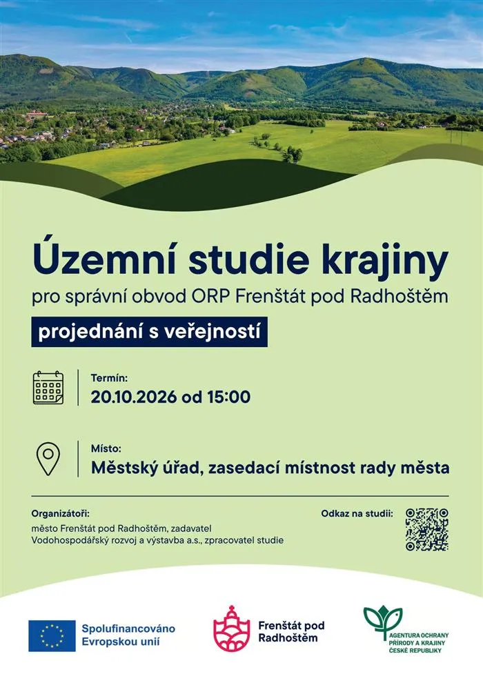 Územní studie krajiny pro správní obvod ORP Frenštát pod Radhoštěm - projednání s veřejností