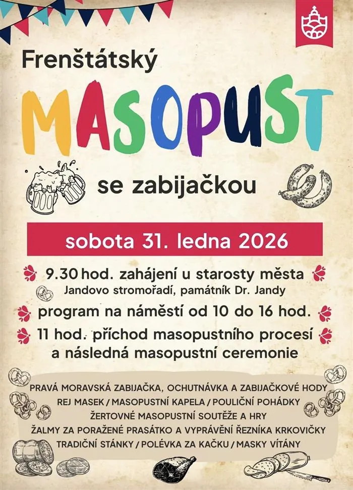 Nové frenštátské plecháčky s masopustní tematikou