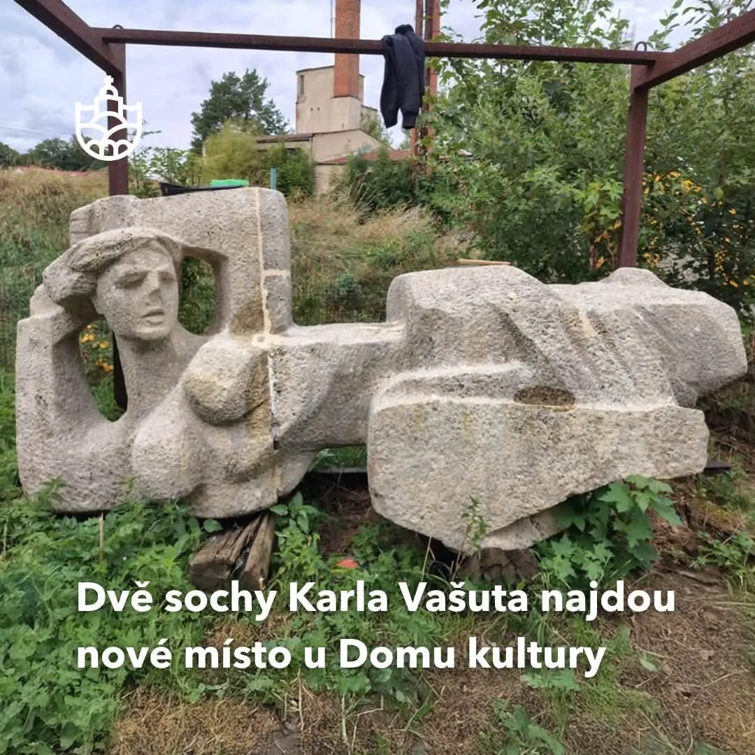 Dvě sochy Karla Vašuta najdou nové místo u Domu kultury