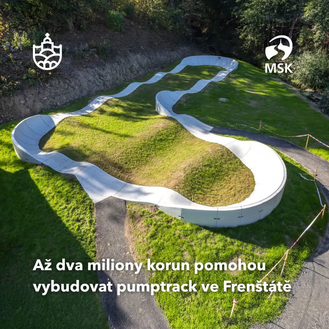 Až dva miliony korun pomohou vybudovat pumptrack ve Frenštátě